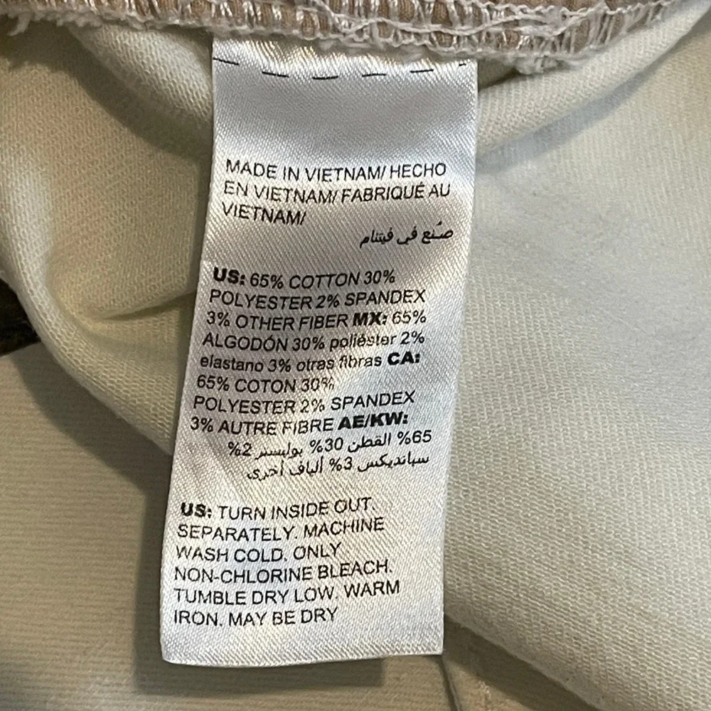 Ann Taylor The Slim Crop White Mid-Rise Denim Jeans Womens Size 4